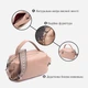 Сумка кросс боди через плечо женская из натуральная кожи Vintage leather-22345 Бежевая - изображение 6