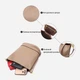 Сумка кросс боди через плечо женская из натуральная кожи Vintage leather-22364 Бежевая - изображение 5