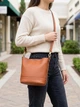 Сумка кросс боди через плечо женская из натуральная кожи Vintage leather-22366 Коричневая - изображение 2