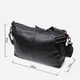 Сумка кросс боди через плечо женская из натуральная кожи Vintage leather-22379 Черная - изображение 4