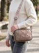 Сумка кросс боди через плечо женская из натуральная кожи Vintage leather-22409 Бежевая - изображение 2