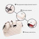 Сумка кросс-боди женская кожаная Vintage leather-22414 Белая - изображение 8