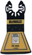 Zestaw brzeszczotów do multinarzędzia DeWalt BIM 3-stronne 54 mm 5 szt (DT20775-QZ) - obraz 1