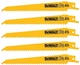 Zestaw brzeszczotów do piły szablastej DeWalt BIM do drewna 152 mm 5 szt (DT2359-QZ) - obraz 1