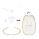 Шезлонг-качелка электрическая Babymoov Swoon Hoop Sand (A055022) - изображение 6