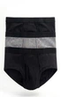 Набор мужских трусов Hanes Ultimate® 3 шт в наборе, размер 2XL, черные, серые - изображение 1