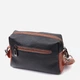 Сумка кросс боди через плечо женская из натуральная кожи Vintage leather-22588 Черная - изображение 3