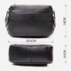 Сумка кросс боди через плечо женская из натуральная кожи Vintage leather-22606 Черная - изображение 5