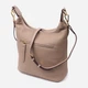 Сумка хобо женская из натуральная кожи Vintage leather-22629 Бежевая - изображение 3