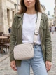 Сумка кросс боди через плечо женская из натуральная кожи Vintage leather-22633 Белая - изображение 12