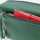 Сумка кросс боди через плечо женская из натуральная кожи Vintage leather-22651 Зеленая - изображение 10