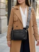 Сумка кросс боди через плечо женская из натуральная кожи Vintage leather-22654 Черная - изображение 2
