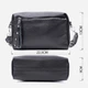 Сумка кросс боди через плечо женская из натуральная кожи Vintage leather-22654 Черная - изображение 6