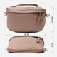 Сумка кросс боди через плечо женская из натуральная кожи Vintage leather-22657 Бежевая - изображение 6