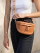 Сумка кросс-боди через плечо женская из натуральной кожи маленькая Vintage leather-22658 Рыжая - изображение 2