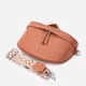 Сумка кросс-боди через плечо женская из натуральной кожи маленькая Vintage leather-22658 Рыжая - изображение 5