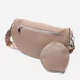 Сумка кросс боди через плечо женская из натуральная кожи Vintage leather-22663 Бежевая - изображение 3