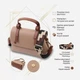 Сумка кросс боди через плечо женская из натуральная кожи Vintage leather-22668 Коричневая - изображение 16