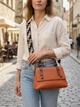 Сумка кросс боди через плечо женская из натуральная кожи Vintage leather-22669 Рыжяя - изображение 2