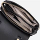 Сумка кросс боди через плечо женская из натуральная кожи Vintage leather-22670 Черная - изображение 10