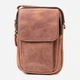 Сумка кросс боди через плечо мужская из натуральная кожи Vintage leather-22811 Светло-коричневая - изображение 4