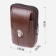 Сумка мужская из натуральная кожи Vintage leather-22738 Коричневая - изображение 4