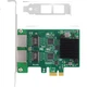 Сетевая карта FLYBISH NA210-T2M PCIe x4 2 порта Gigabit, на I210, для видеонаблюдения - изображение 1