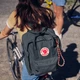 Рюкзак FJALLRAVEN 23510-031 легкий школьный, графитово-черный, 16 л - изображение 5