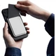 Moft Подставка для карт для iPhone 15/14/13, портативная, со встроенным магнитным креплением MagSafe, вращающаяся, для ленивой прямой трансляции, многофункциональная настольная подставка для телефона, держатель для карт, цвет туманно-серый. - изображение 1
