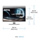 Монітор BenQ EX271QZ QD-OLED 27" QHD 500 Гц FreeSync Premium Pro Pivot White(LM_0A859ABB5D27) - зображення 10