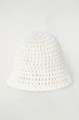 Панама жіноча COS crochet bucket hat 1084713014 XS-S Білий - изображение 4