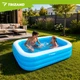 Семейный надувной бассейн Trizand 350 л 175 х 125 х 45 см прямоугольный садовый бассейн для детей и взрослых (27797) - изображение 2