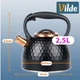 Czajnik Vilde z gwizdkiem stalowy czarny 2.5 l (5900670107878) - obraz 9