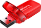 Флеш память USB ADATA AUV 240 64GB USB 2.0 Red (4711085943118) - изображение 2