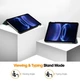 Чехол Smart Case на Xiaomi Redmi Pad 2 (9.7") 2026 / чехол для планшета с функцией подставки / черный - изображение 6