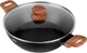 Сковорода глибока Vilde Granitica Wood гранітова з кришкою 28 см (5900670110557) - зображення 3
