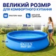 Басейн наливний Intex Easy Set 366×76 см круглий надувний 5621 л сімейний без фільтр-насоса 28130 - зображення 3