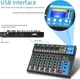 Микшерный пульт Depusheng HT7 7-канальный с Bluetooth, USB, DSP эффектами и 48V Phantom Power - изображение 2