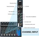 Микшерный пульт Depusheng HT7 7-канальный с Bluetooth, USB, DSP эффектами и 48V Phantom Power - изображение 5