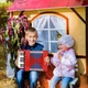 Уценка! Детский аккордеон TLGREEN MI-AC02, 17 клавиш 8 басов, с ремнем - изображение 2