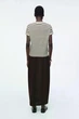 Футболка жіноча COS shrunken ringer t-shirt 1267052003 М Різнобарвна - изображение 5