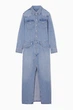 Джинсова жіноча сукня COS denim maxi shirt dress 1201311001 Eur 42 Блакитний - изображение 1