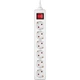 Фільтр живлення REAL-EL RS-6 Protect M 5м White (EL122300035) - зображення 1