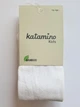 Детские колготки Katamino Bamboo однотонные Белые 93-105 / 3-4 года - изображение 1
