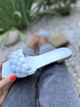 Шлепанцы женские летние из экокожи с плетением 37 р. голубые (5098) - изображение 4