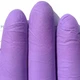 Перчатки нитриловые SafeTouch Advanced Lavander М без пудры текстурированные 100 шт. лавандовые (1182-TG-С) - изображение 2