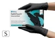 Перчатки нитриловые SafeTouch Advanced Black S без пудры текстурированные 100 шт. черные 3,5 г (1187P-B) - изображение 1