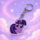 Акриловый брелок Твайлайт Спаркл Искорка, My Little Pony 4х4 см - изображение 3
