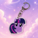 Акриловый брелок Твайлайт Спаркл Искорка, My Little Pony 4х4 см - изображение 4