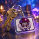 Акриловый брелок Clash Royale 67 Six Seven 5х4 см Клеш Рояль - изображение 2